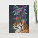 Sök efter tiger kort Vilda djur