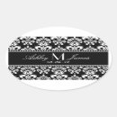 Sök efter wedding monogram ovala klistermärken Brud