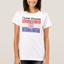 Sök efter croatia tshirts Flagga av croatia