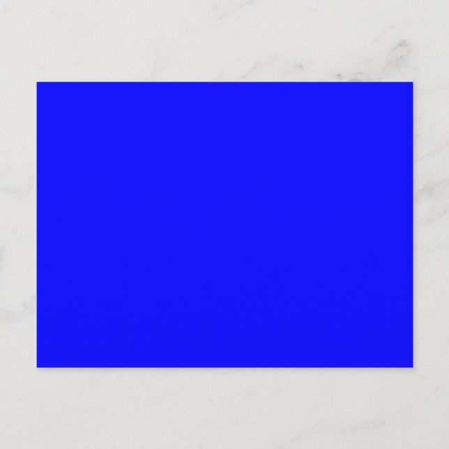 #0000FF Hex Code Webben Färg Mörk Vibrant Royal Bl Vykort (Framsida)