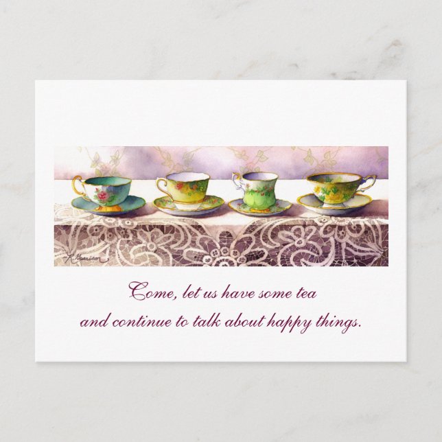 0001 Raden över Tekopp Chaim Potok-vykort Vykort (Framsida)