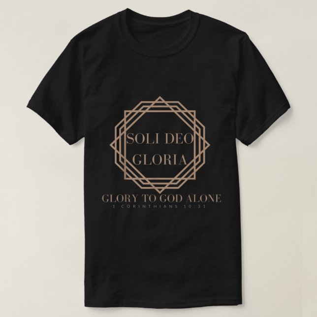 0001 SNYGGT SOLI DEO GLORIA T SHIRT (Design framsida)