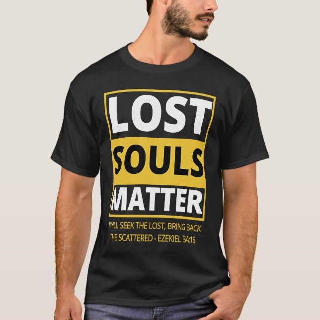 00031 Stylish Lost Souls Matter T Shirt (Framsida)