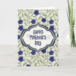0005 Mors dag Periwinkle Blue Kort