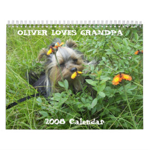 000_0011 OLIVER ÄLSKAR MORFADERN, kalender 2008