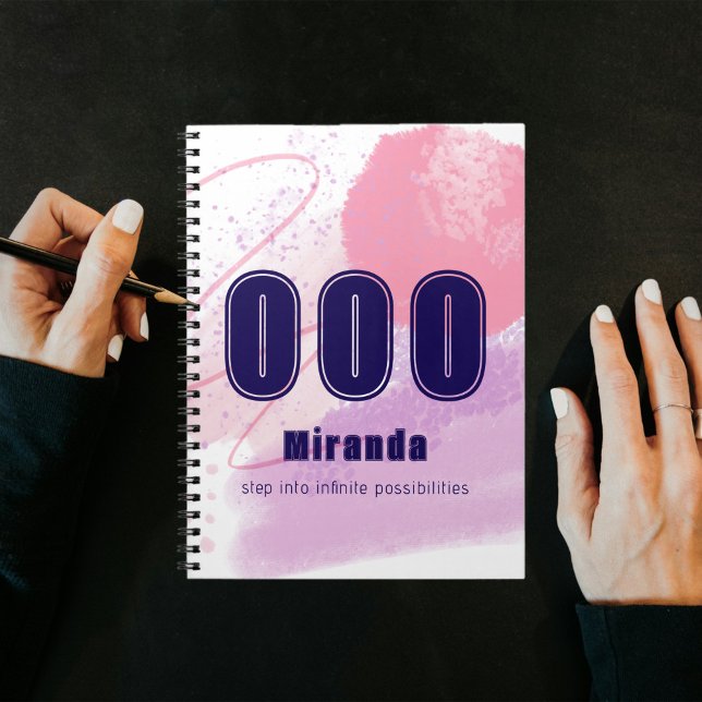 000 Angel Numbers Rosa Limitless Spirit High Vibes Anteckningsbok (000 Angel Numbers Pink Limitless Spirit High Vibes Notebook Journal)