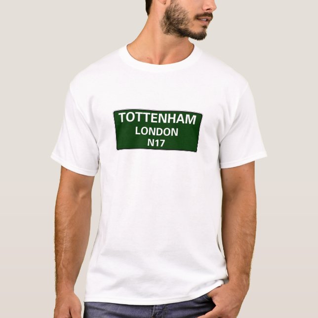 000 GATATECKEN - LONDON - TOTTENHAM N17 T SHIRT (Framsida)