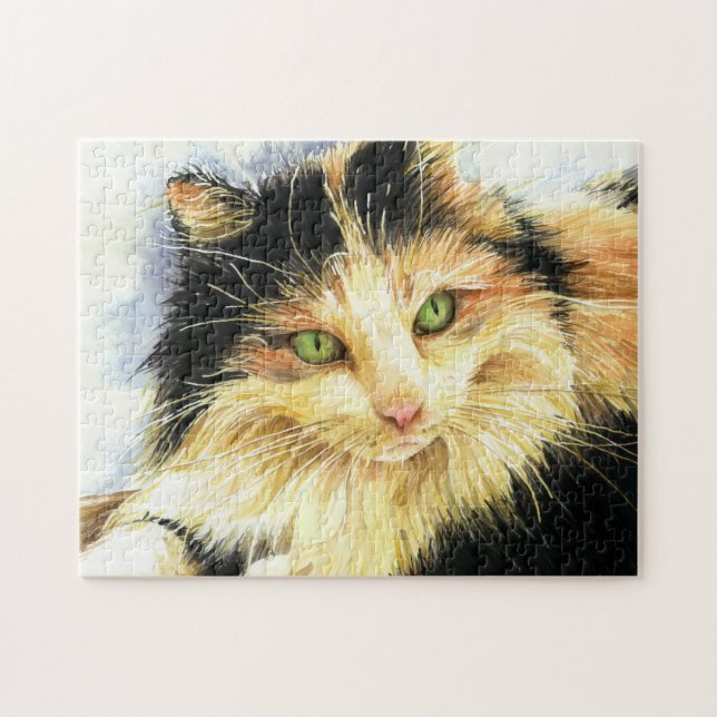 0010 Calico Cat Pussel (Horisontell)