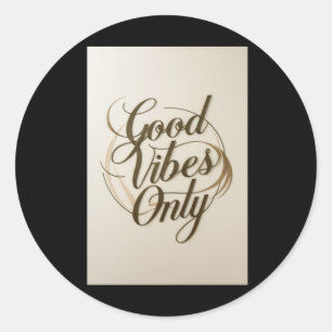 001 Endast etikett för bra vibes