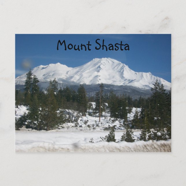 001, Mount Shasta Vykort (Framsida)