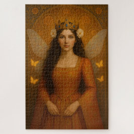 002_A fairy princess in burnt orange. Pussel