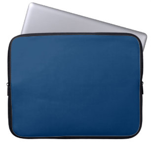 003366 Solid Mörk blått bakgrund Laptop sleeve