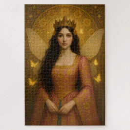 005_A fairy princess in rose pink. Pussel