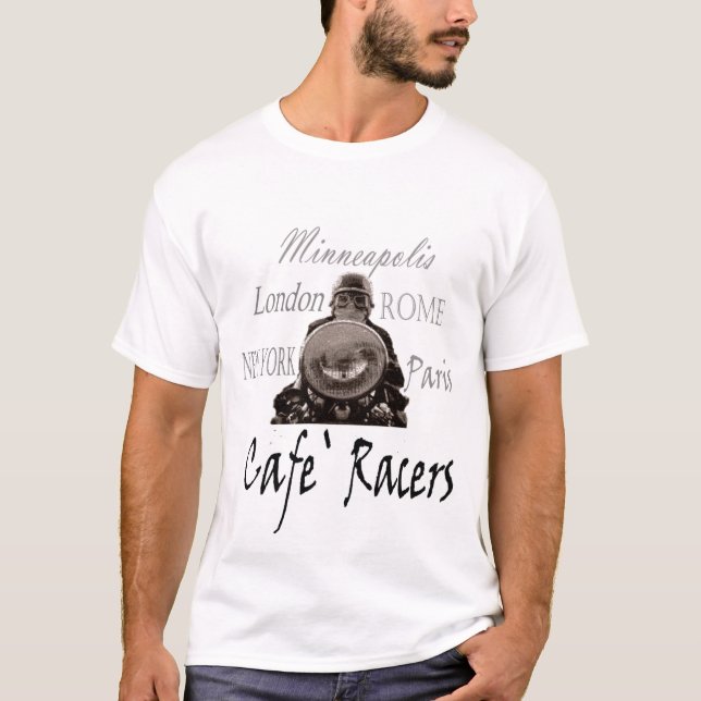 005 Cafe`-Racers Tee Shirt (Framsida)