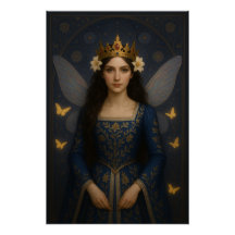 006_A fairy princess in royal blue.