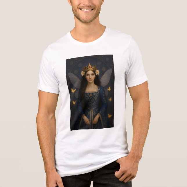 006_A fairy princess in royal blue. T Shirt (Framsida)