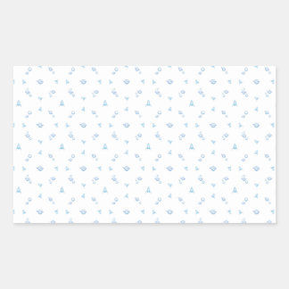 006 blanksteg rektangulärt klistermärke