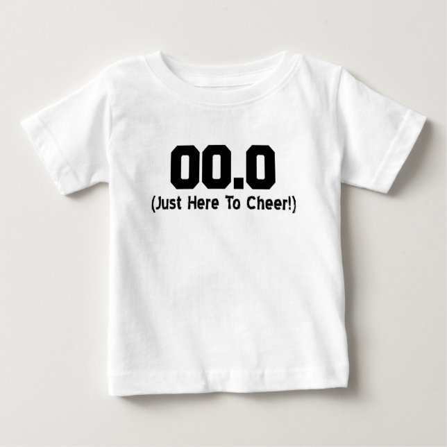 00,0 Precis här att hurra den rinnande åskådare Tee Shirt (Framsida)
