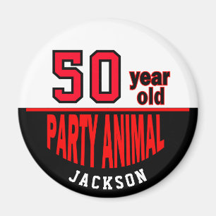 00-åriga Party-djur Magnet