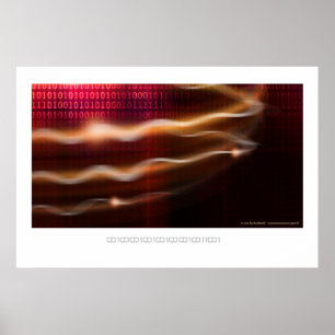 01001010100101101   Cybervärlden Poster