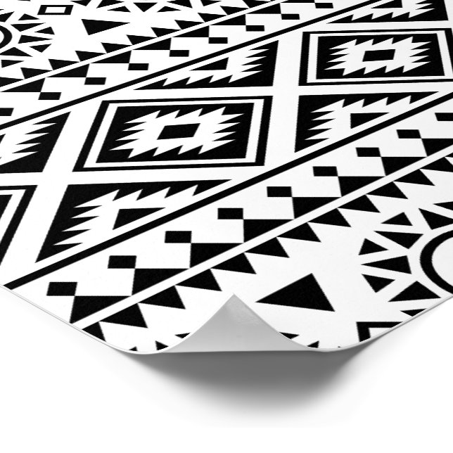 01012020 etnisk stamart Mönster-03 Poster (Hörn)