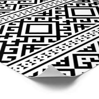 01012020 etnisk stamart Mönster-05 Poster