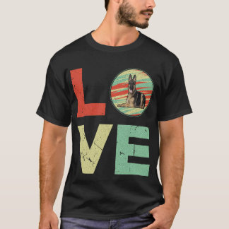 012 Tysk Shepherd Kärlek T Shirt