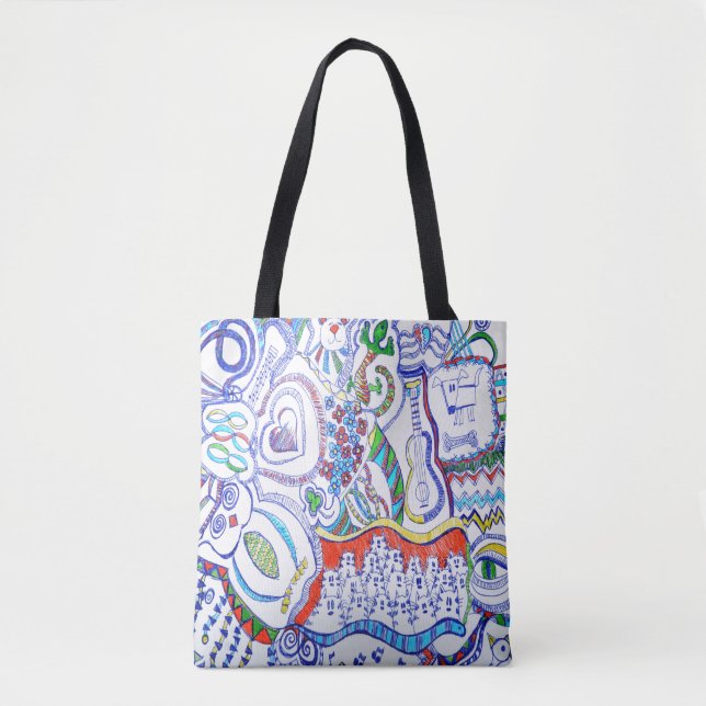 0134 - Story  Tote Bag Tygkasse (Framsida)