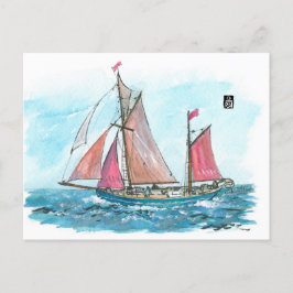 (013) Yukon Sailships Vykort
