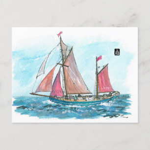 (013) Yukon Sailships Vykort