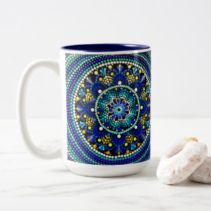 0158 - Ble Talavera Mandala Mugg
