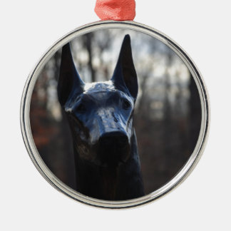 0166 tjänste- Dog.JPG Julgransprydnad Metall