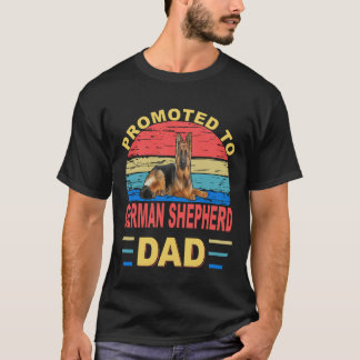 016 Främjad till tysk herde Pappa T Shirt