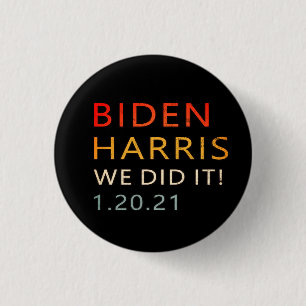 01/20/21, Biden Harris Januari 20:e invigningen Knapp