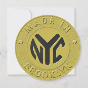 01 av 12 inbjudan till Brooklyn New York-partiet