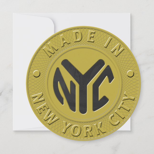 01 av 12 New York New York Party-inbjudan Inbjudningar (Framsida)