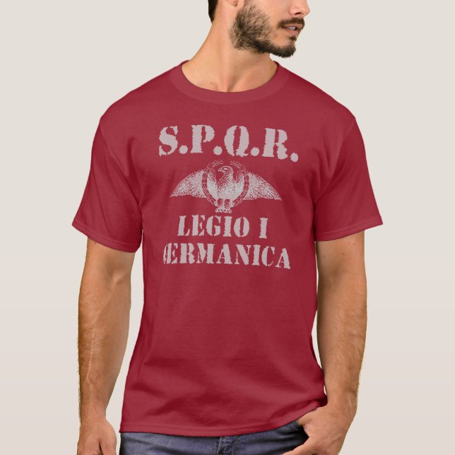 01 Julius Caesar 1st Germanica legion - Rome Tee Shirt (Framsida)