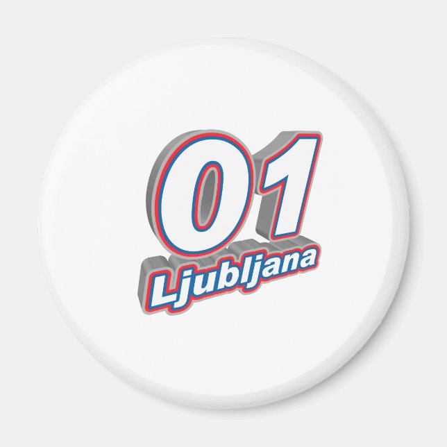 01 Ljubljana Magnet (Framsidan)