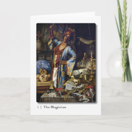 01 Magician Tarot Greeting Card Kort