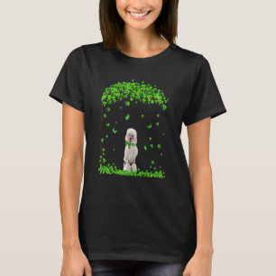01 Pudel St Patricks Day Irländsk Shamrock Hund K T Shirt