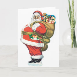 021 feta Jolly jultomten för vintagejulkort Helgkort