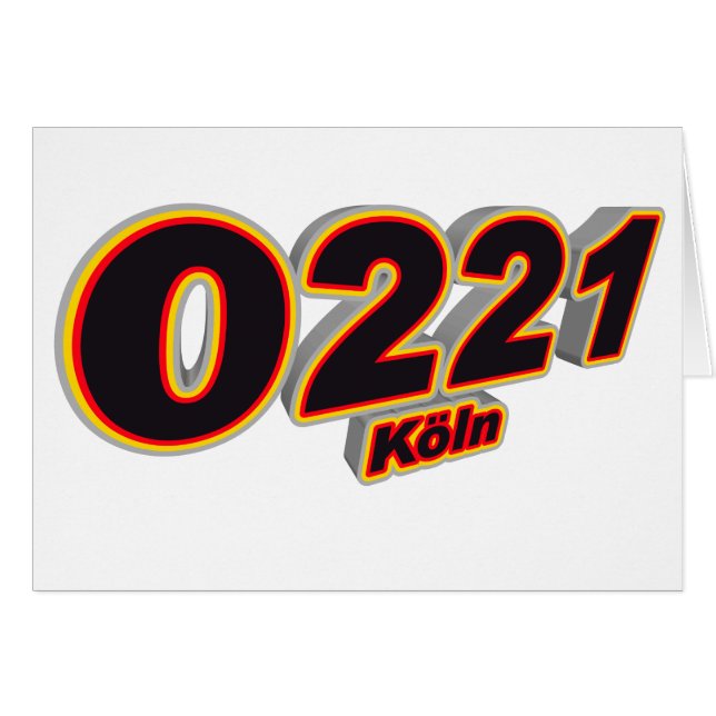 0221 Koeln Hälsningskort (Framsidan Horizontal)