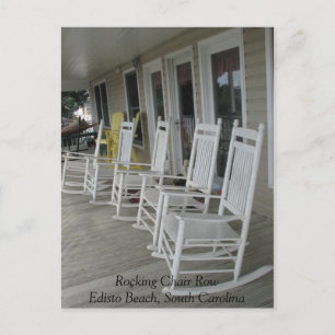 022, rakingstol RowEdisto Beach, South Carolina Vykort
