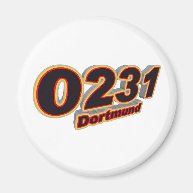 0231 Dortmund Magnet (Framsidan)