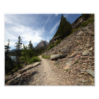 0239 8/12 Två mediciner Sjö i Glacier Fototryck