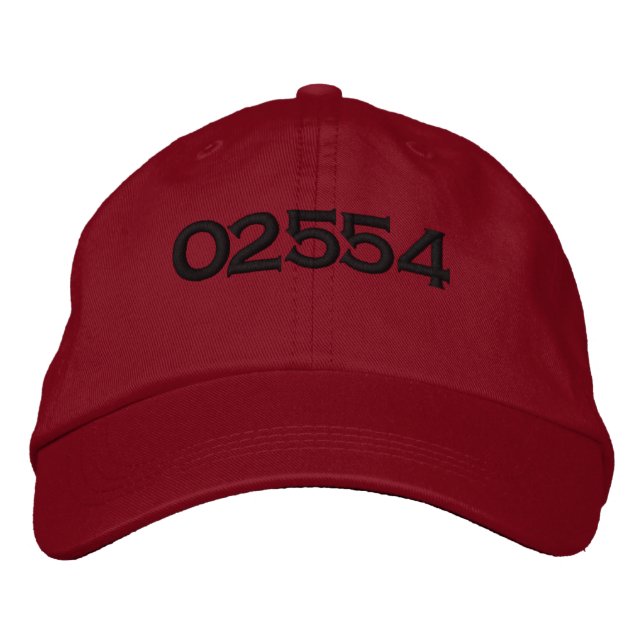 02554 NANTUCKET Embroiderad Hat Broderad Keps (Framsida)