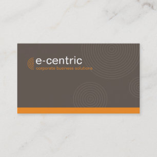 028 Julie: BCard - Dynamic Centric - rök Visitkort