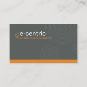 028 Julie: BCard - Dynamic Centric - silver Visitkort