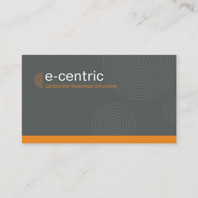 028 Julie: BCard - Dynamic Centric - silver Visitkort (Framsida)