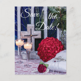 0294-Red Bouquet med Red Ring & Kor Vykort